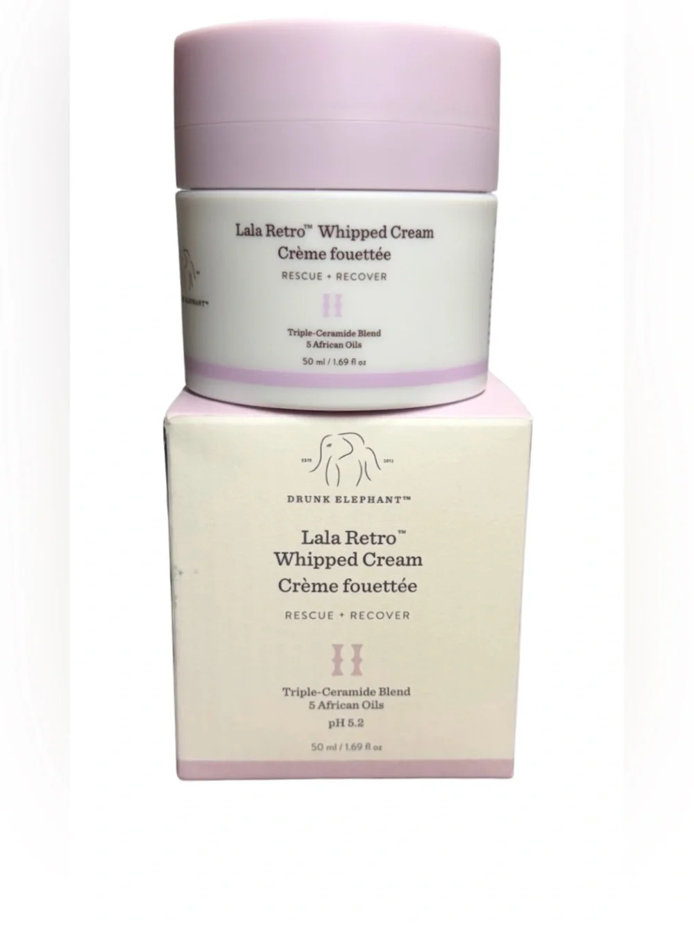 Drunk Elephant Lala Retro Whipped Cream - Cream Moisturizer - Triple Ceramide
